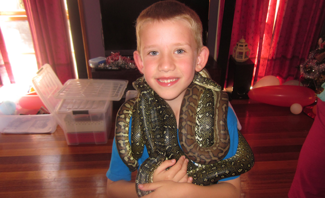 childrens reptile parties